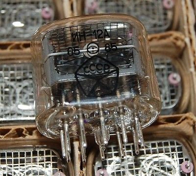 IN-12A ,  in12a , USSR  NIXIE DISPLAY TUBES FOR NIXIE CLOCK   6pcs. - TubesAndSound