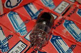 6N3P 2C51 / 396A / 6385 /  Made in USSR in 1968 military tubes strong matched quad (4 pcs.) - TubesAndSound