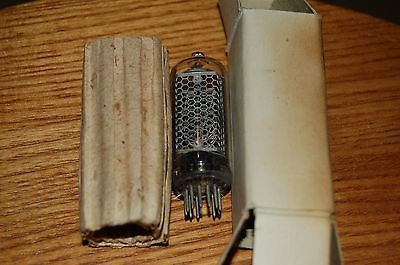 IN-8 USSR  NIXIE DISPLAY TUBES FOR NIXIE CLOCK LOT OF 1 PC. NOS - TubesAndSound