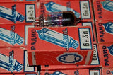 6N3P 2C51 / 396A / 6385 /  Made in USSR in 1968 military tubes strong matched quad (4 pcs.) - TubesAndSound