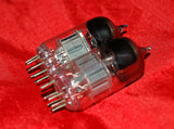 Voskhod 6N23P ECC88  6DJ8  E88CC  6N11  Strong matched pair. Rocket logo - TubesAndSound