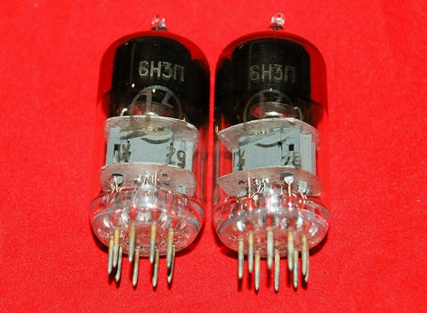 6N3P military tubes matched pair Made in USSR